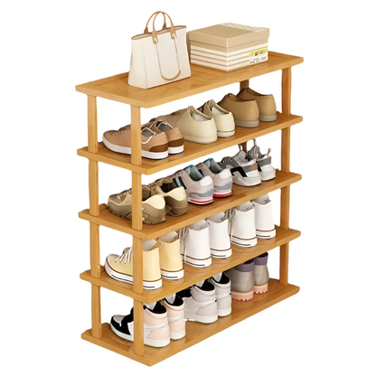 Multi-Layer Standing Storage with 5 Floors - Shoe Rack-0