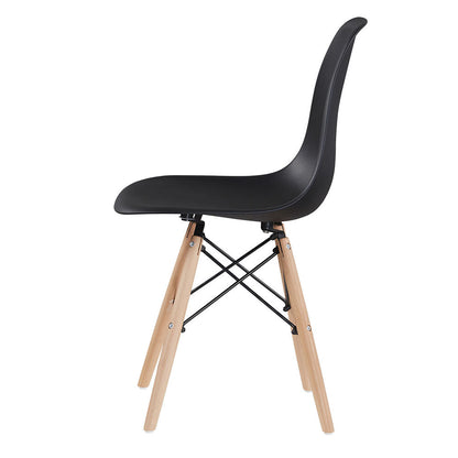 4 nowoczesne krzesła do jadalni, w 4 kolorach-czarne-1