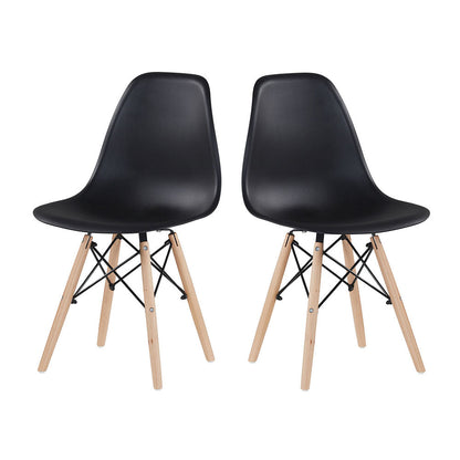 4 nowoczesne krzesła do jadalni, w 4 kolorach-czarne-2