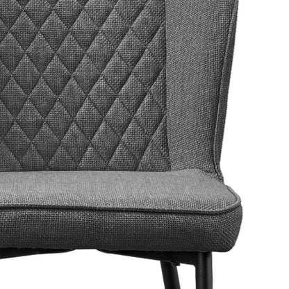 Leo jedálenská stolička, 2 kusy, sivá-3