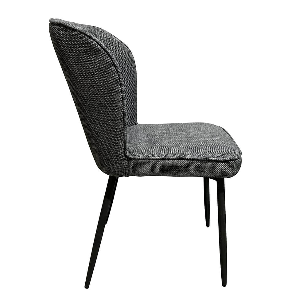 Leo jedálenská stolička, 2 kusy, sivá-2