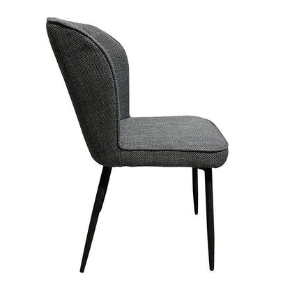 Leo jedálenská stolička, 2 kusy, sivá-2